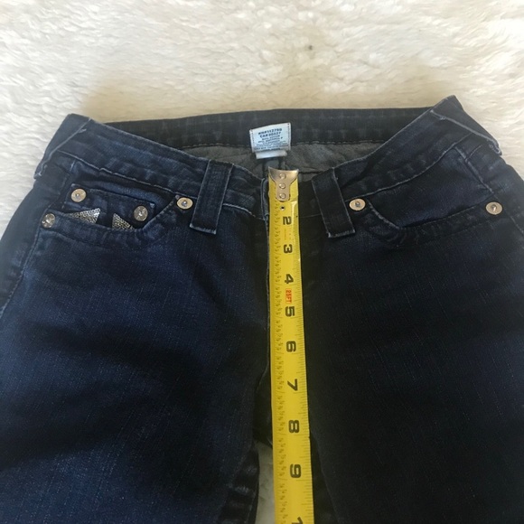 True Religion Boot Cut w/ Sequins Accents Jeans 26 - Picture 10 of 12